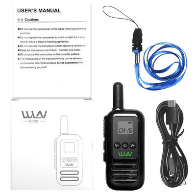 Black WLN KD-C90 Mini Handheld DMR Walkie Talkie Long Distance Communication Made Easy