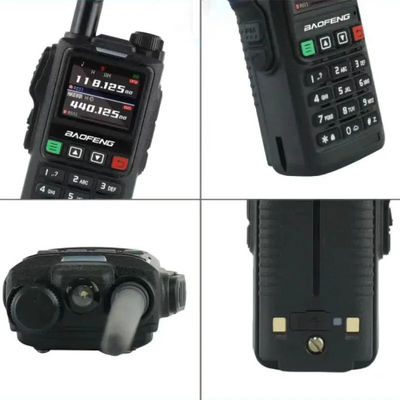 133*62*32mm Black Walkie Talkie Hm-618 Power-Saving Mode Wide/Narrow Band GPS/Glonass
