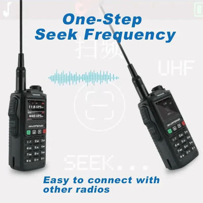 133*62*32mm Black Walkie Talkie Hm-618 Power-Saving Mode Wide/Narrow Band GPS/Glonass