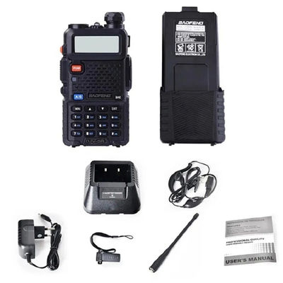 5-10km Talk Range Emergency Alert Dual Band GMRS Walkie Talkie Two-way Radio for Outdoor