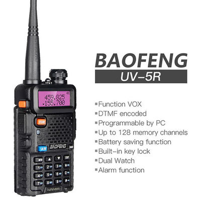136-174/400-520MHz Frequency Range Portable Wireless Walkie Talkie for Team Communication
