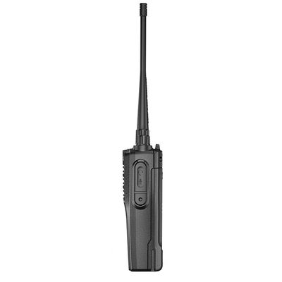 Black Portable Wireless Walkie Talkie with Stable Signal and Drop Resistant Design