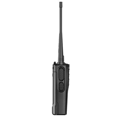 Black Portable Wireless Walkie Talkie with Stable Signal and Drop Resistant Design