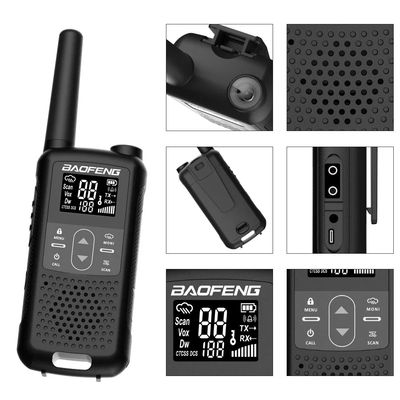 XIR P3688 DP1400 CP200D DEP450 Digital Two Way Radio Walkie Talkie 103mm*55mm*31mm Black