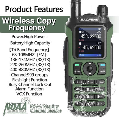 UV21Pro Baofeng Walkie Talkie Dual Band VOX DTMF Transceiver for 5W Radio Transmission