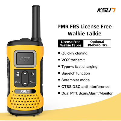 Handheld UHF KSUN GZ32 PMR FRS License Free Two Way Radio with Clone Decoding Function