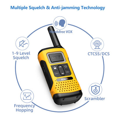 Handheld UHF KSUN GZ32 PMR FRS License Free Two Way Radio with Clone Decoding Function