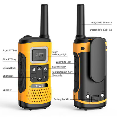 Handheld UHF KSUN GZ32 PMR FRS License Free Two Way Radio with Clone Decoding Function