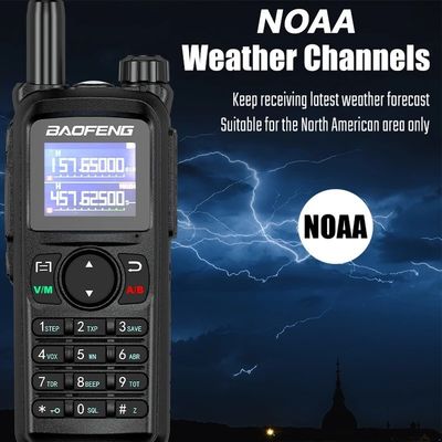 1-10KM Talk Range Baofeng UV-28L 10W Tri-Band Intercom USB-C Charging Portable CB Radio