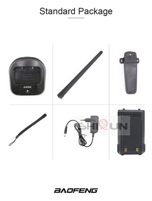 8W Output Power Baofeng UV-5R Plus Tri-Power Ham Radio Transceiver with USB-C Charging
