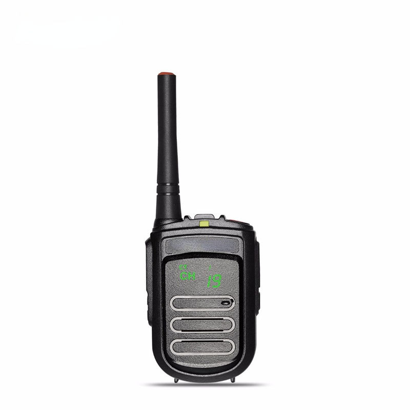 UHF VHF Modulation Mode FM 90mm*61mm*30mm CE Certified Mini Digital Walkie Talkie