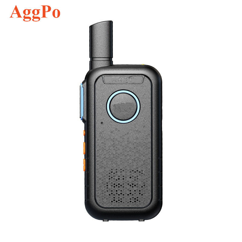 Commercial Black Mini Thin Outdoor Walkie Talkie Portable Lightweight 1.7*13.5*5.4CM