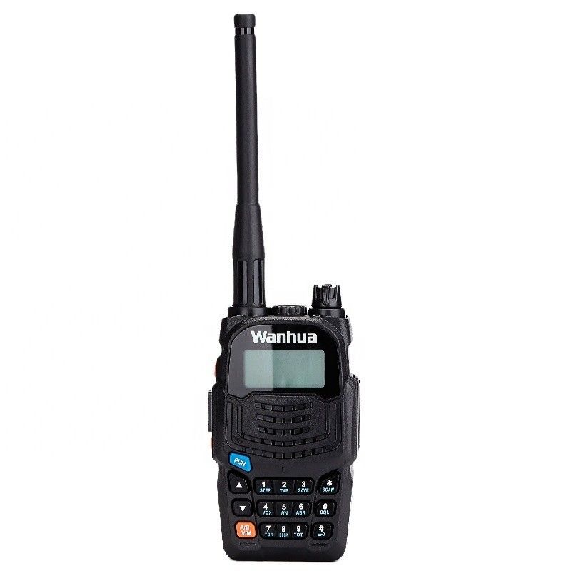 WKTK UV6S Long Range Radio 3W Output Power 16 Storage Channels for UHF VHF Walkie-talkies