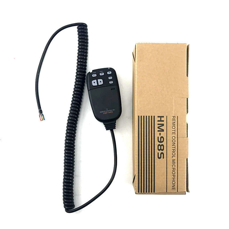 1COM HM98S Two Way Radio Wired Microphone with Walkie Talkie Type GMRS Terminal Style