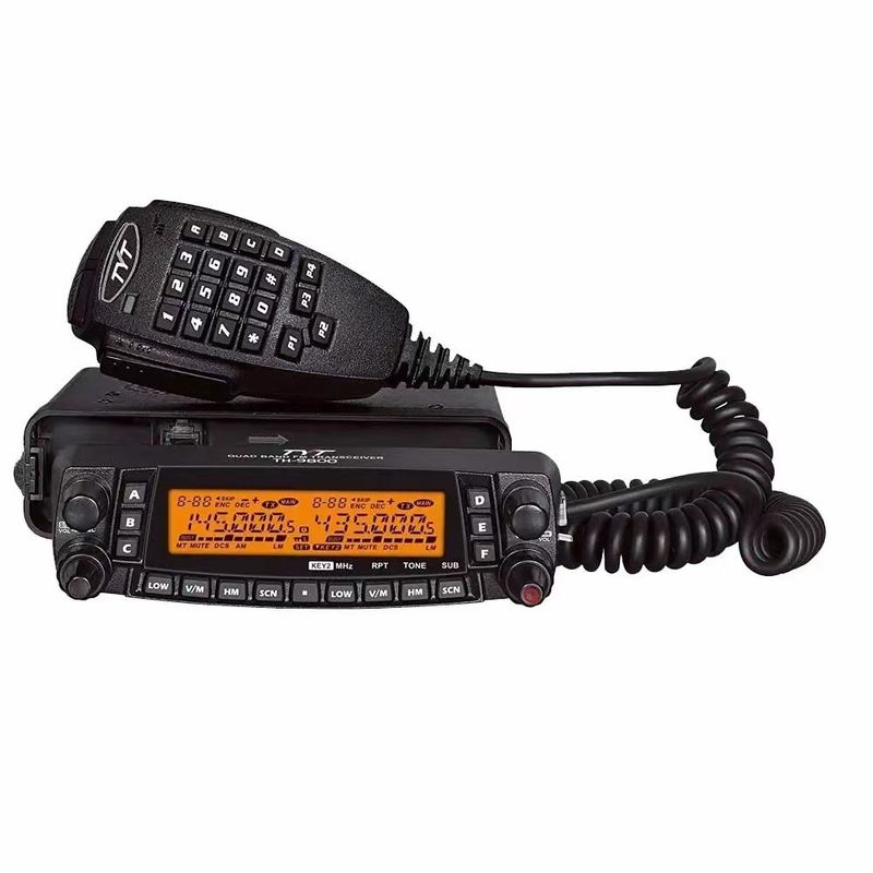 50W VHF UHF Dual Band Mobile Car Radio Transceiver TYT TH-9800 for Walkie Talkie Type