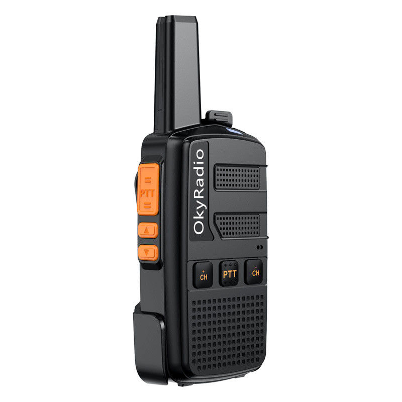 5W Portable Two Way Radios in Black Colour with Rechargeable Battery and USB Charger