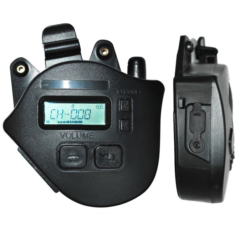 400-470 MHZ Speaker Channel Lamp Technology Black Walkie Talkie with 2-20km Talk Range
