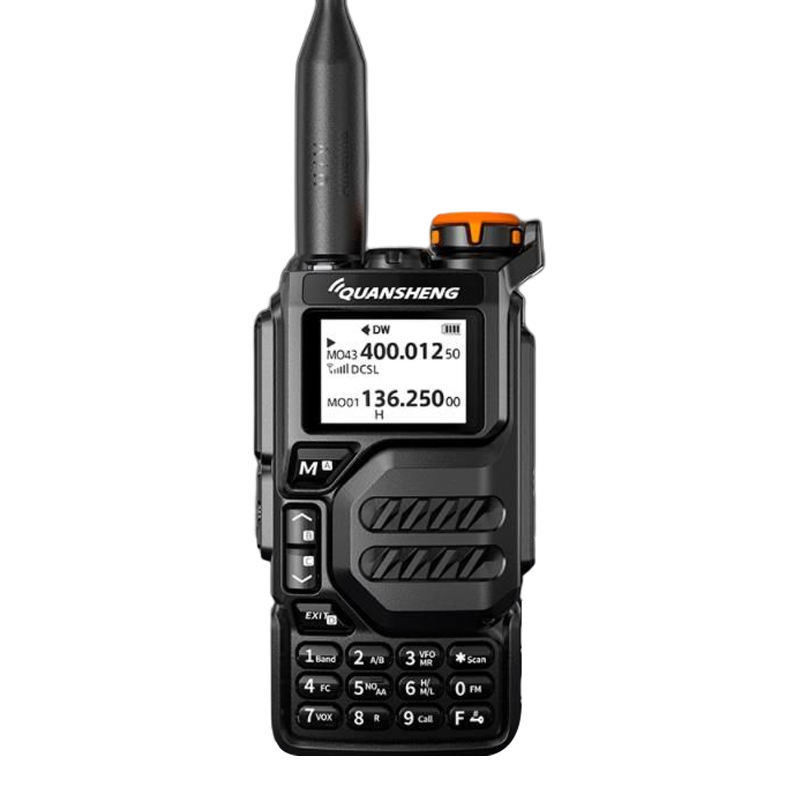 Dual Band High Power Walkie Talkie Style VHF/UHF Two Way Radio with 3000mAh Battery
