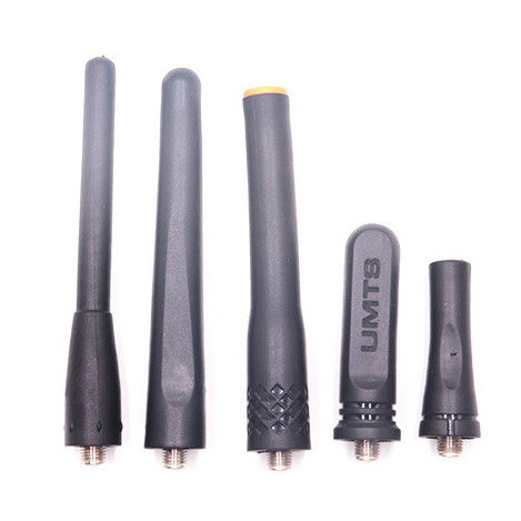 Black 2w UHF VHF Fm Walkie Talkie Rubber Antenna for Long Distance Communication