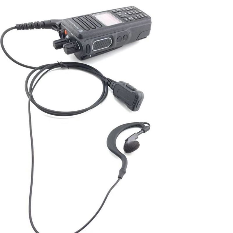 Waterproof Standard IPX-4 Single D Shape Loop Style Earpiece for DP4800 Walkie Talkie