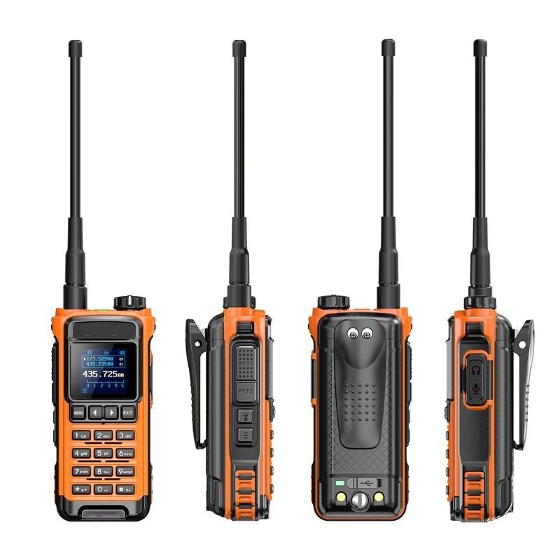 VHF 136-174 MHz Transceiver IC-U86 UHF 400-470MHz Two Way Radio Walkie Talkie Black