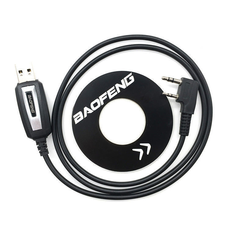 Baofeng BF Analog Walkie Talkie K Port Driver CD Software data line for UV82 UV 5R 888s UV5R