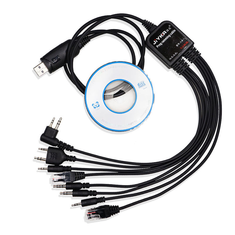 Multifunction 8 in 1 USB Programming Cable for Baofeng UV5R UV82 TYT Yaesu Walkie Talkie