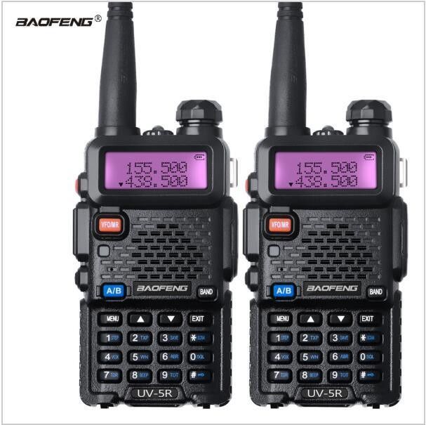 Drop Shipping 3-5km Portable Baofeng UV5R UV 5R UV-5R UV5R Handheld Walkie Talkie