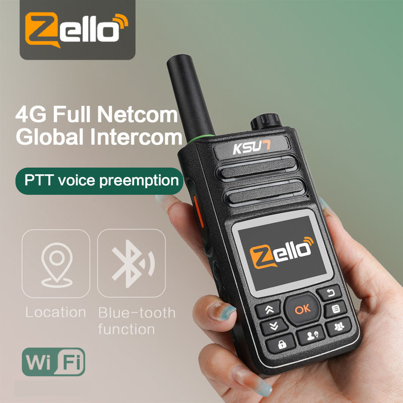 GPS WiFi POC Network Walkie Talkie 4G POC Two Way Radio with Long Range Communication
