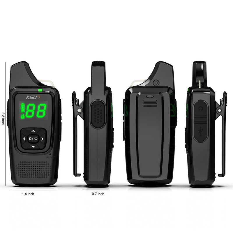 Handheld Terminal Style Two Way Radio KSUN V6 Hidden Display UHF Wireless Portable PTT