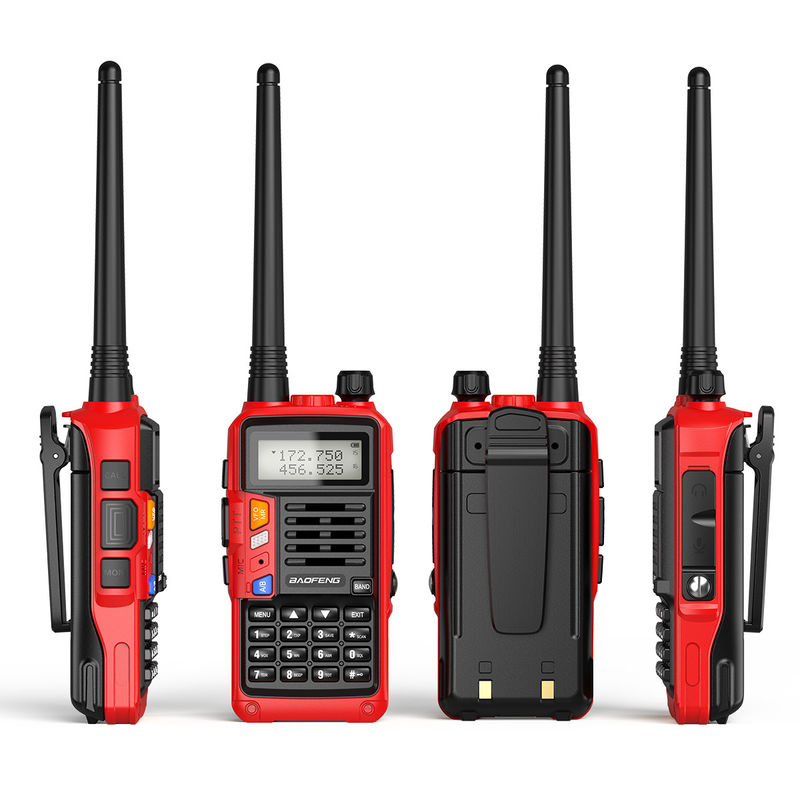 8 Watt Ham Walkie Talkie UV-S9plus UHF VHF Handheld Radio BAOFENG with 2200mAh Battery