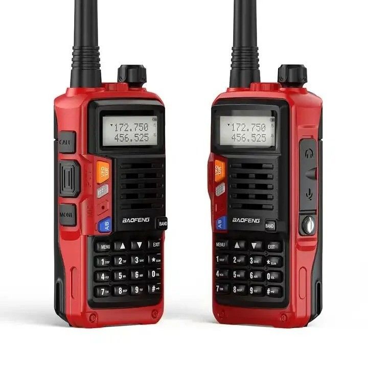 2200mAh Battery Capacity UV-S9plus Handheld Walkie-Talkie for VHF UHF Frequency in 2024
