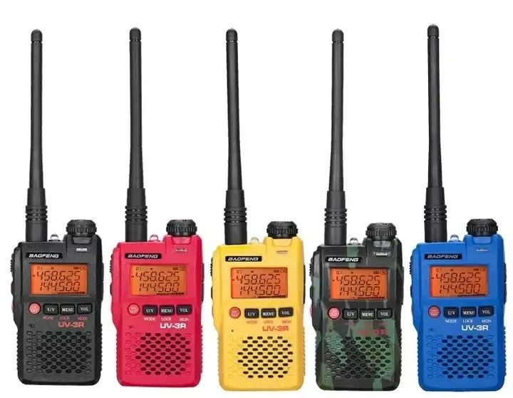 Handheld Terminal Style Baofeng UV3r Radio Walkie-Talkie with VHF UHF Frequency Type