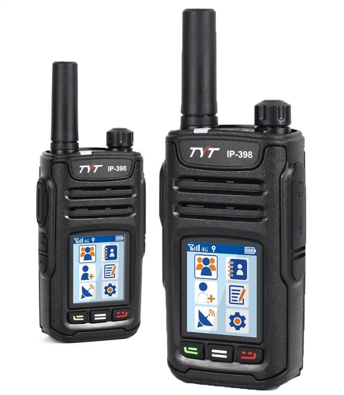 128 Channel Handheld GPS Long Range Voice Record Sos Tyt LTE Walkie Talkie IP-398