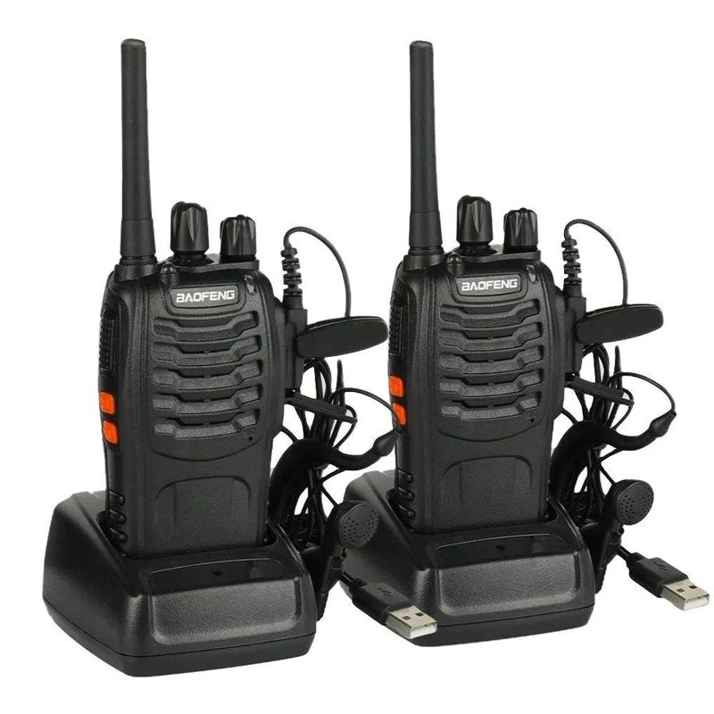 Baofeng Bf-88E 1500mAh Two-Way Handheld Walkie Talkie for FRS and Ham Radio in 2024
