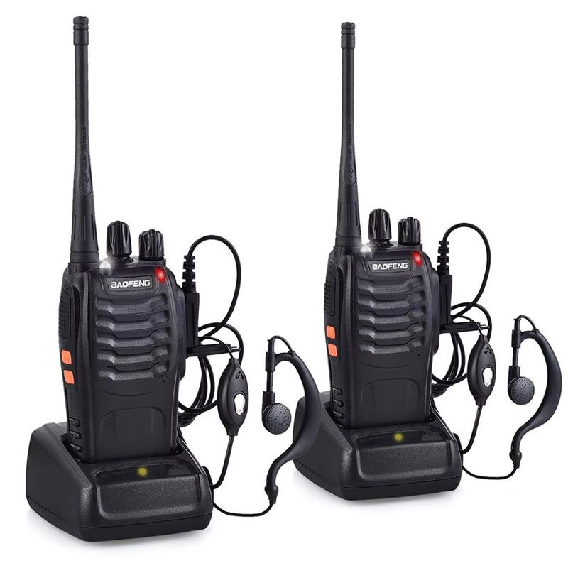 Custom 1-3km Wireless Handheld Walkie Talkie with VOX Function and 8-12km Talk Range