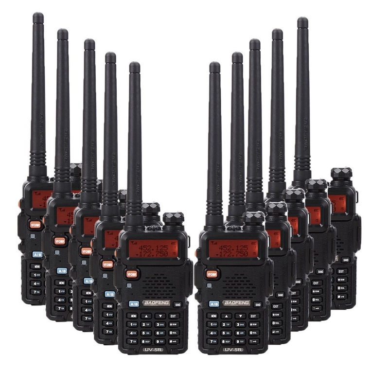 136-174/400-520MHz Frequency Range Portable Wireless Walkie Talkie for Team Communication