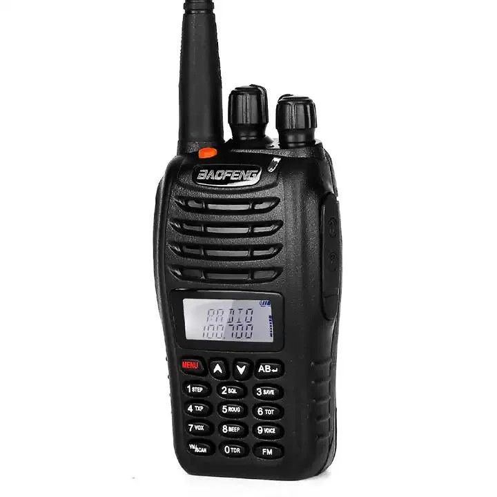 VOX Function Dual Band VHF UHF Ham Walkie Talkie for Portable Wireless Communication