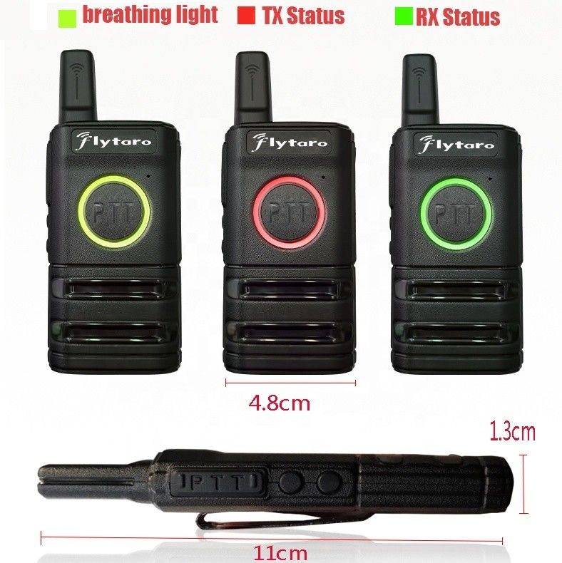 GMRS Walkie Talkie MINI Handheld Wireless Communication UHF 400-480MHz VHF 110*48*13mm