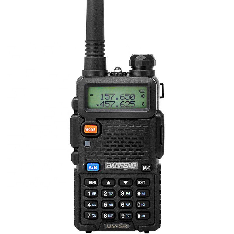 128 Channel Baofeng UV-5R Walkie-Talkie Water Resistant 5-10KM Range VHF UHF Frequency