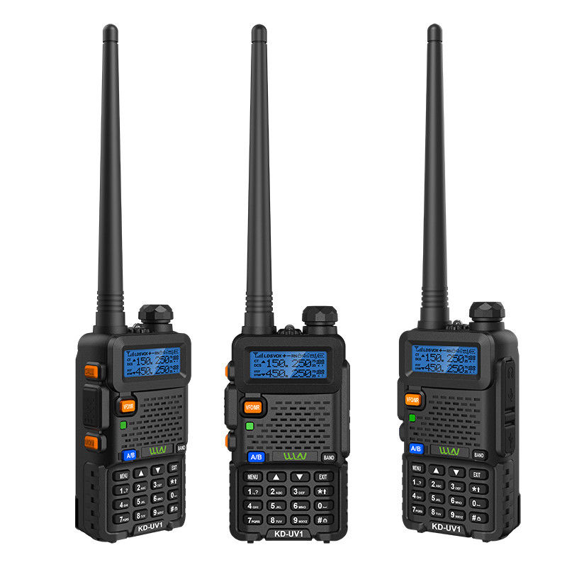 283.4g Long Range Walkie Talkie KD-UV1 Duan-band UHF400-470MHz VHF136-174MHz Private Mold