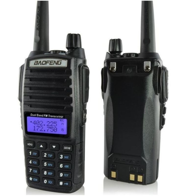 220g Black UV82 8W BAOFENG Dual Band 2 Way Walkie Talkie UV-82 and Top Selling Radio